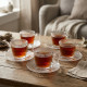Tea Cup and Saucer Set - 6 Pcs